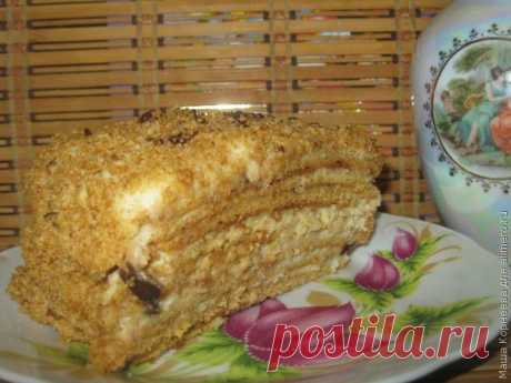 Медовик с манным кремом
