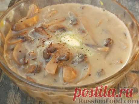 Рецепт: Соус грибной со сметаной на RussianFood.com
