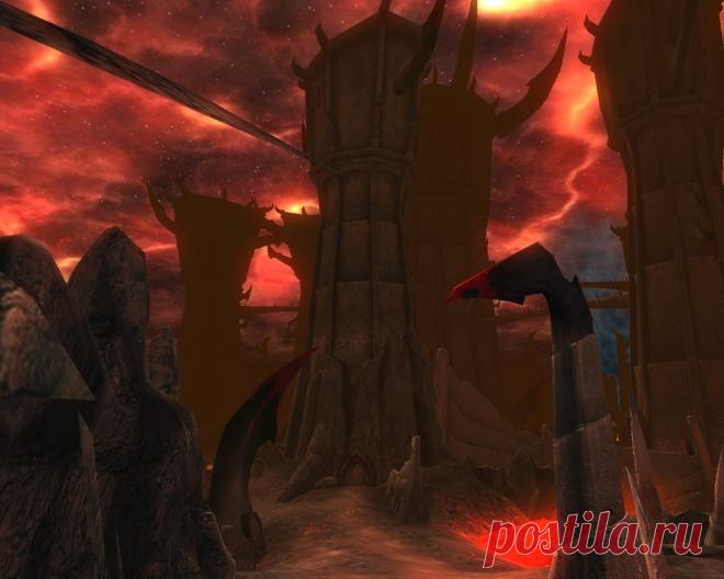 Цунами (Tsunami), одна из шести вспомогательных башен Сигильской крепости Порталы Природного Ужаса (Второй рэндомный мир Обливиона). На нижнем ее уровне местный лифт под названием Давилка трупов с рычагом вызова у входной двери и один даэдра в качестве охраны. На верхней площадке расположен механизм управления воротами, перекрывающими доступ к башням Ураган и Землетрясение. Имеется также дверь на воздушный мост к центральной башне, но он выводит на тот ее ярус, с которого выше не поднимешься.