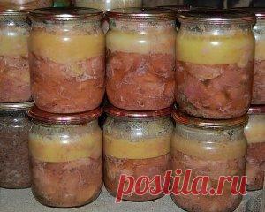 Домашняя тушенка своими руками. Быстро, легко и очень ВКУСНО!!