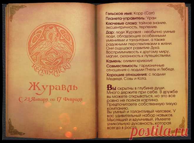 Кельтский гороскоп