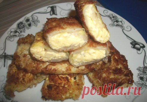 Капустные конвертики с сыром