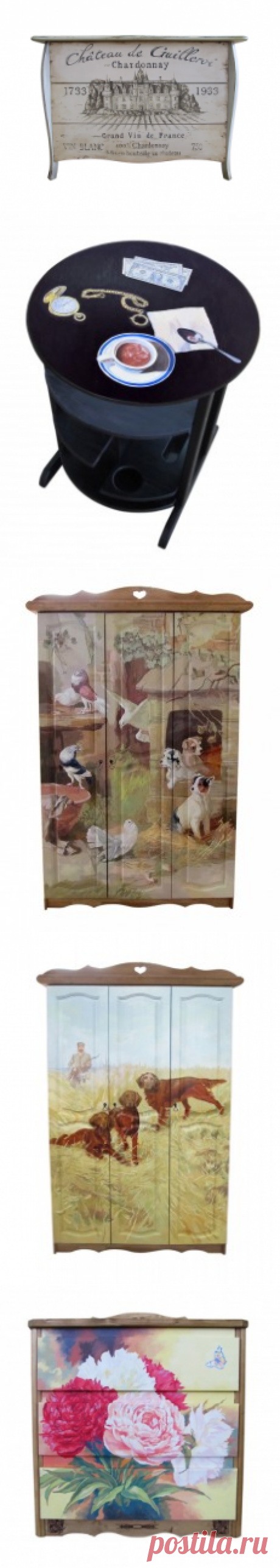 Роспись мебели
Роспись по мебели это стильный и очень престижный способ в декорировании. Вся мебель сделана из массива, все художественные работы проводятся исключительно вручную, акриловыми красками и кистями, с соблюдением всей технологии росписи по дереву. В зависимости от идеи росписи , могут быть применены и другие приемы художественной отделки, такие как патина, старение, кракелюры, золочение и тд. Роспись мебели позволит любому интерьеру зазвучать совершенно по новому!