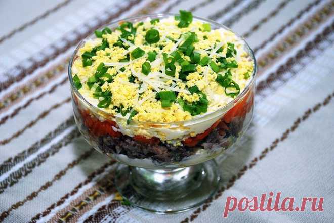 Рыбный салат и Мимоза