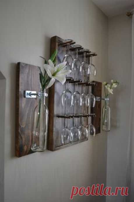 Maybe you don't have time to do the DIY wine glass rack kit…