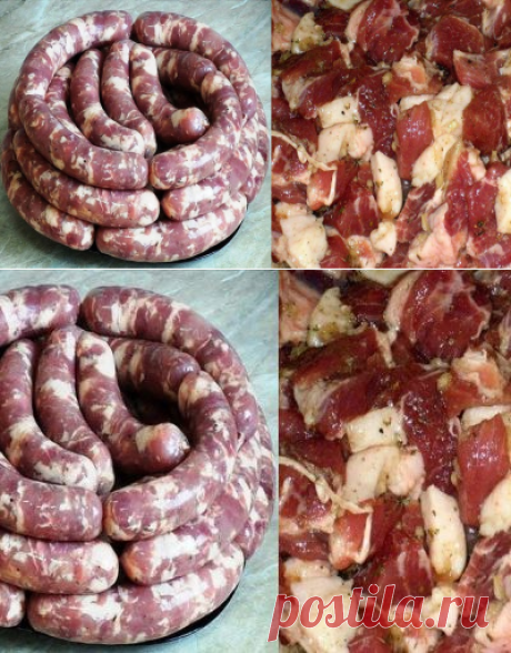 Домашняя колбаса из свинины