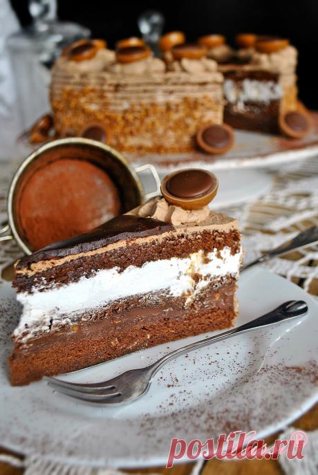 Lussi`s World of Artcraft: Торт "Тофифи" / Toffifee cake