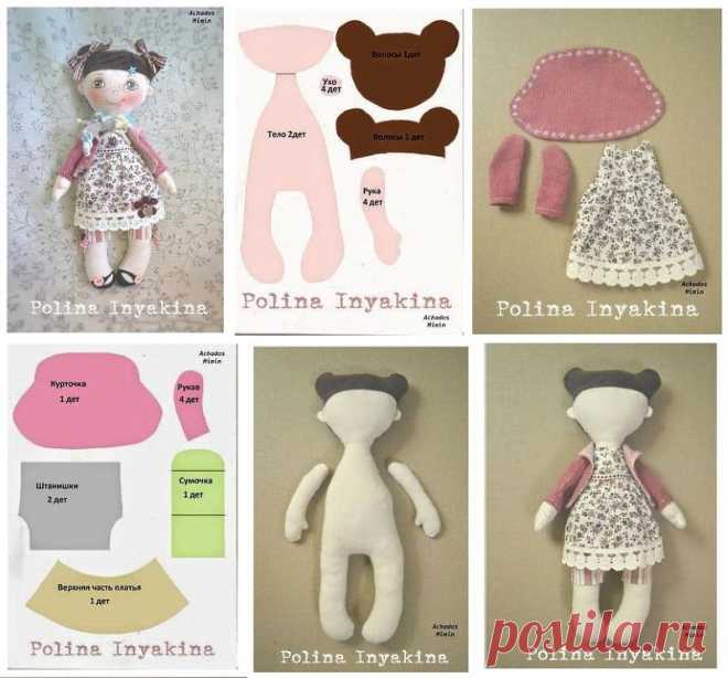 Выкройки текстильных кукол разных мастеров | all Dolls