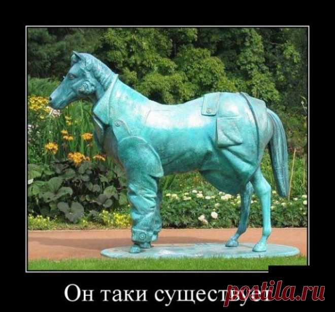 Конь в пальто.
