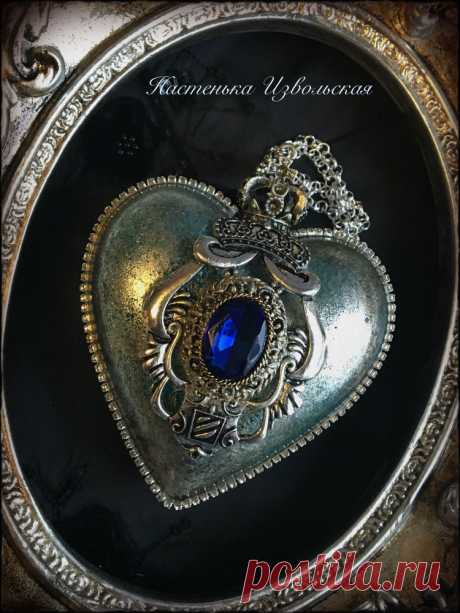 Набор новогодних игрушек "Blue Emerald" - Ярмарка Мастеров - ручная работа, handmade