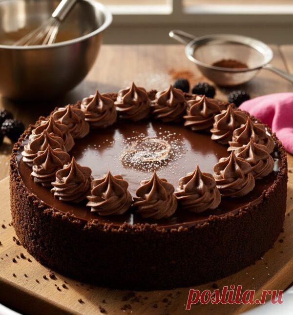 Творожно-шоколадный чизкейк