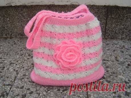 Tutorial bolso tejido a crochet paso a paso parte 2/2