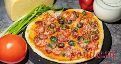 Пицца в микроволновке - 6 рецептов - 1000.menu