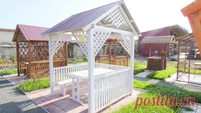 50 фото беседок своими руками (из дерева): идеи и советы для постройки на даче