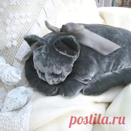 Подушка Спящая кошка: мастер-класс