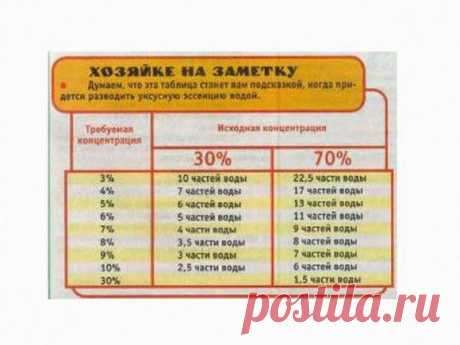 Как развести уксусную эссенцию до 9% уксуса | Lady Guru