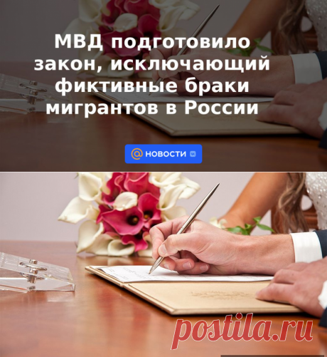 МВД подготовило закон, исключающий фиктивные браки мигрантов в России | 4 января 2023 - Новости Mail.ru
