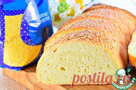 "Золотой" батон, приготовленный своими руками в духовке!