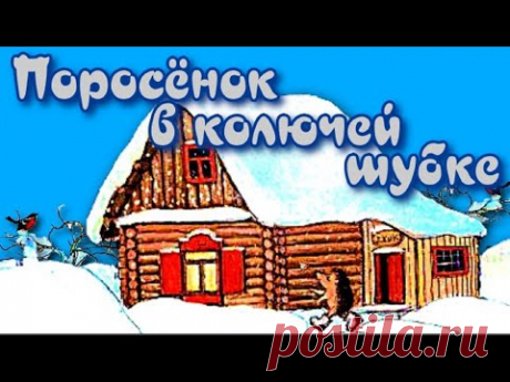 Сказка Поросёнок в колючей шубке Была зима. Стояли такие морозы, что Ёжик несколько дней не выходил из своего домика, топил печь и смотрел в окно. Мороз разукрасил окошко разными узорами, и ...