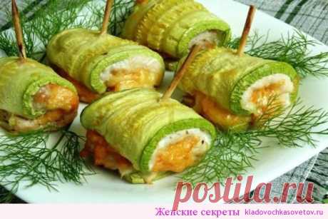 Кабачковые рулетики | Женские секреты