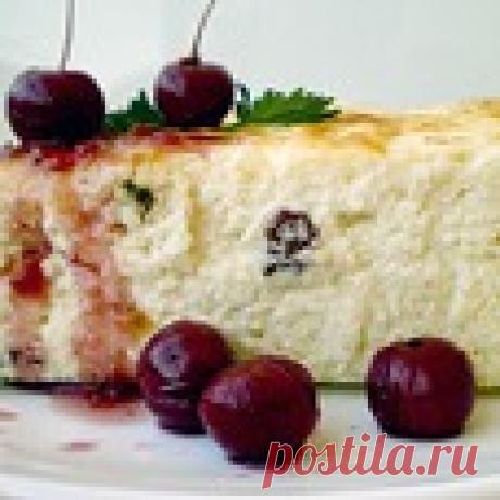Творожная запеканка со сметанным кремом Кулинарный рецепт