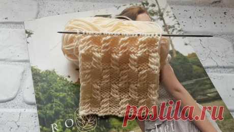 Классный узор в стиле бохо 👸 knitting pattern. (720p).mp4
