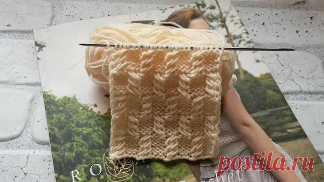 Классный узор в стиле бохо 👸 knitting pattern. (720p).mp4