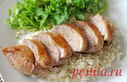 Утка с рисом по восточному |