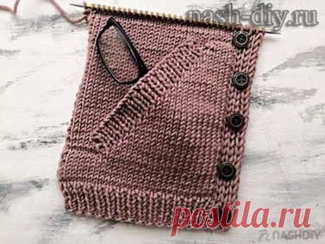 ВЯЗАНИЕ СПИЦАМИ ПРОРЕЗНОГО БОКОВОГО КАРМАНА,
описание: https://nash-diy.ru/uzory-vjazanija/uzory-spicami/744-vjazanie-spicami-proreznogo-bokovogo-karmana.html