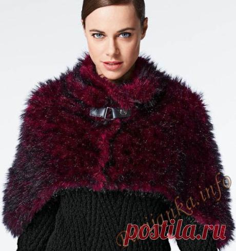 Накидка (ж) 995 Creations 2014/2015 Bergere de France №4466