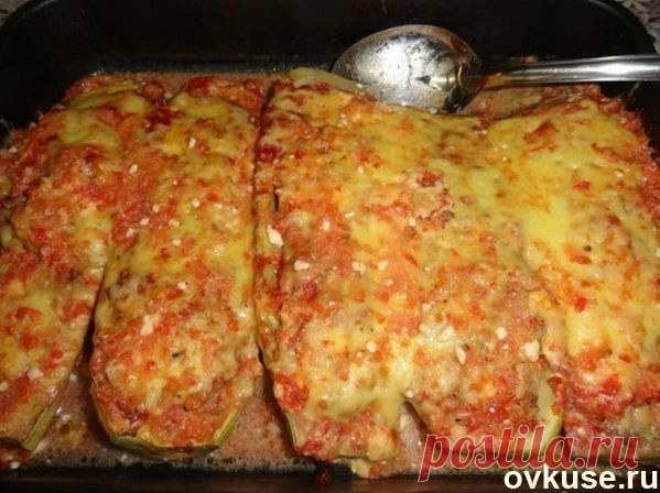 Вкусные "лодочки" из кабачков - Простые рецепты Овкусе.ру