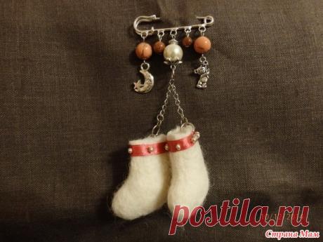 НОВОГОДНИЙ СУВЕНИР!!! ВОЛШЕБНЫЕ ЛАДНЫЕ ВАЛЕНКИ!!! - Хенд-Мейд | HANDMADE - Страна Мам