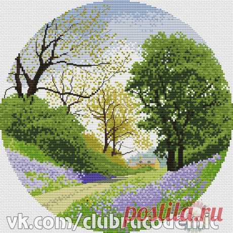 #Пейзажи
#вышивка #схемы #рукоделие #handmade #хомячки #clubrucodelnic