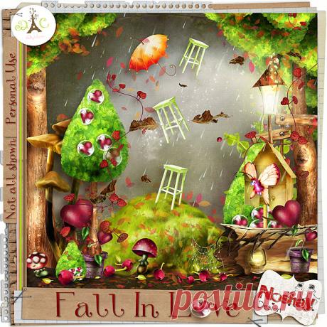 Осенний скрап-комплект - Fall in love