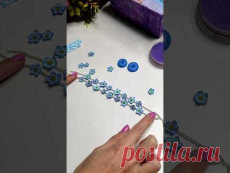 Незабудка - мой любимый цветок #handmade #творчество #polymerclay #diy #cernit
