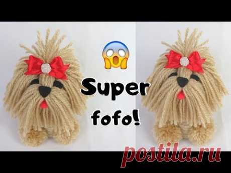 Como fazer cachorrinho de lã com rolo de papel higiênico | Pricity