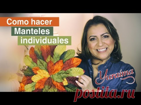 Como hacer manteles individuales para tu mesa - DIY - Hazlo tu mismo