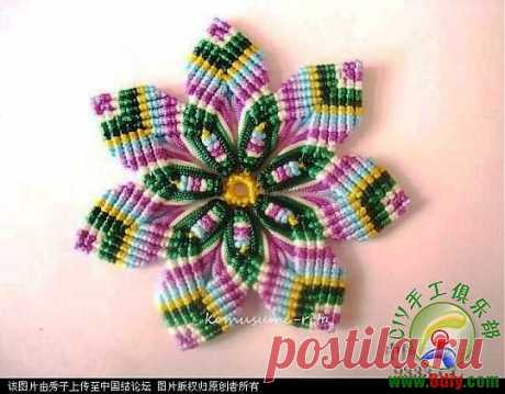 КАК СПЛЕСТИ ПОДСТАВКУ ИЗ ШНУРА.