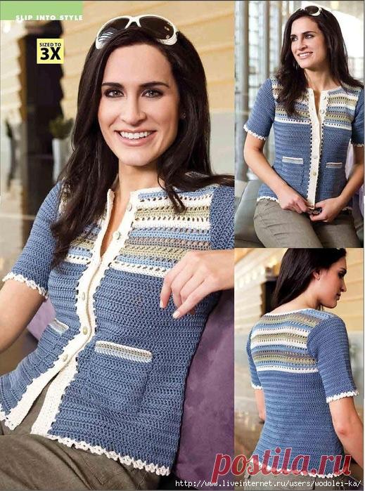 >Летний жакетик.