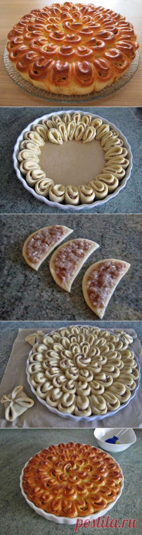 Мясной пирог «Хризантемка». - Простые рецепты Овкусе.ру