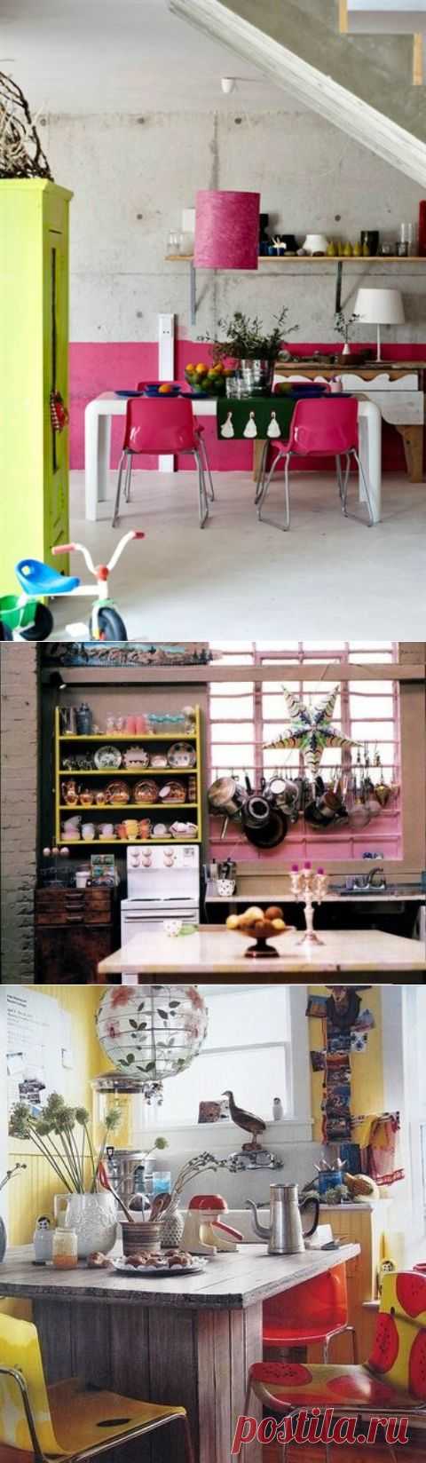 49 Colorful Boho Chic Kitchen Designs | DigsDigs