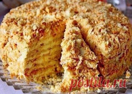 Отменный тортик без выпечки «Светлана» - Вкусные рецепты - медиаплатформа МирТесен Представляем вашему вниманию рецепт очень вкусного тортика, который понравится абсолютно всем. Этот обалденный тортик очень легко приготовить и вам не понадобится ничего выпекать. Коржи для него мы будем обжаривать на сковороде. Нежный крем отлично дополнит их. Все настолько просто, быстро и мега