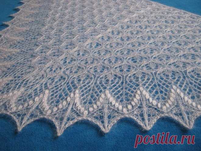 Шаль Цветочное Эхо (Echo FIower Shawl)