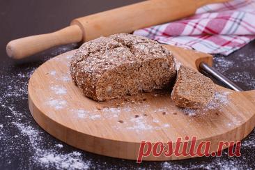 Бездрожжевой хлеб с хлопьями 5 злаков