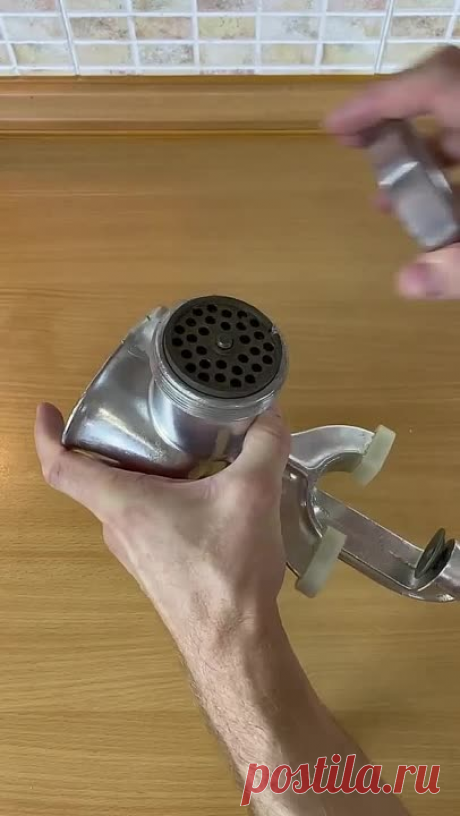 Как заточить нож от мясорубки?👍📌👌