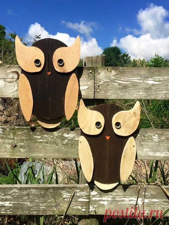 (90) Pallet Owls Art - DIY