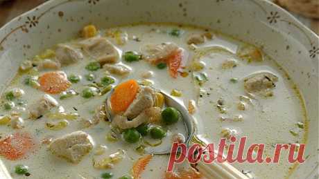 РЕЦЕПТ: КУРИНЫЙ СУП С ЯИЧНОЙ ЗАПРАВКОЙ