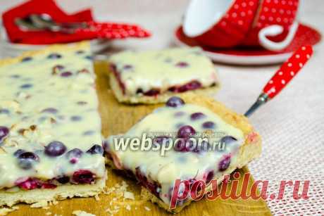 Клюквенный тарт с белым шоколадом рецепт с фото, как приготовить на Webspoon.ru