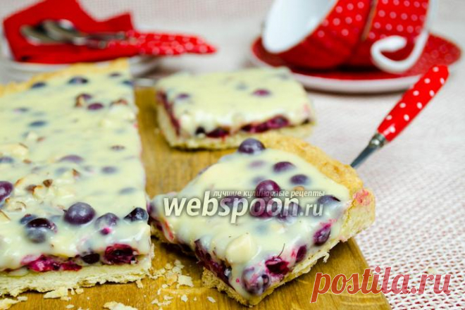 Клюквенный тарт с белым шоколадом рецепт с фото, как приготовить на Webspoon.ru