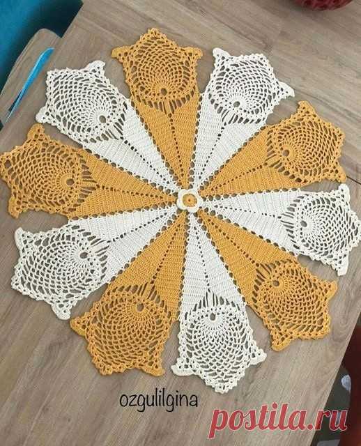 Двухцветная салфетка 